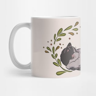 Cute Black and Grey Cat Mug